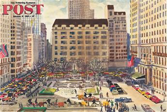 JOHN FALTER (1910-1982) Fifth Avenue. [SATURDAY EVENING POST / NEW YORK CITY]